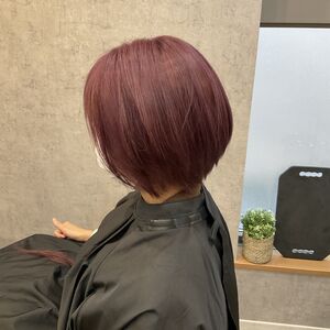 ピンクバイオレット（ブリーチ2回）
